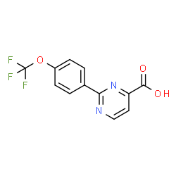 2-[4-(Trifluoromethoxy)phenyl]pyrimidine-4-carboxylic Acid picture