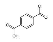 Benzoic acid, 4-(chlorocarbonyl)- (9CI) structure