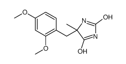 5-[(2,4-dimethoxyphenyl)methyl]-5-methylimidazolidine-2,4-dione Structure