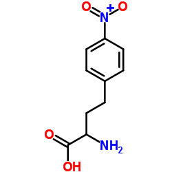 2-Amino-4-(4-nitrophenyl)butanoic acid结构式