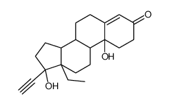 (8S,9S,10S,13S,14S,17R)-13-ethyl-17-ethynyl-10,17-dihydroxy-2,6,7,8,9,11,12,14,15,16-decahydro-1H-cyclopenta[a]phenanthren-3-one Structure