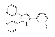 2-(3-chlorophenyl)imidazole[4,5f][1,10]phenanthroline Structure