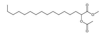 2-Acetyloxyhexadecanoic acid methyl ester Structure