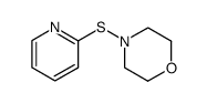 Morpholine, 4-(2-pyridinylthio)- (9CI) structure