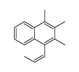 1,2,3-trimethyl-4-[(E)-prop-1-enyl]naphthalene structure