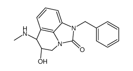 (5R,6R)-1-BENZYL-5-HYDROXY-6-(METHYLAMINO)-5,6-DIHYDRO-4H-IMIDAZO[4,5,1-IJ]CHINOLINE-2(1H)-ON Structure