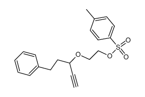 2-(1-phenethylprop-2-ynyloxy)ethyl p-toluenesulfonate Structure