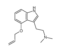 [2-(4-allyloxy-indol-3-yl)-ethyl]-dimethyl-amine Structure