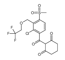 2-(2-Chloro-4-(methylsulfonyl)-3-((2,2,2-trifluoroethoxy)methyl)benzoyl)cyclohexane-1,3-dione Structure