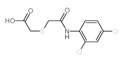 2-([2-(2,4-DICHLOROANILINO)-2-OXOETHYL]SULFANYL)ACETIC ACID structure