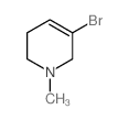 3-溴-1-甲基-1,2,5,6-四氢吡啶结构式