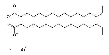 dimethylbis(palmitoyloxy)stannane Structure