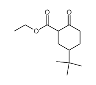 ethyl 5-(tert-butyl)-2-oxocyclohexanecarboxylate Structure