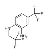 1-N-(2,2,2-trifluoroethyl)-4-(trifluoromethyl)benzene-1,2-diamine structure