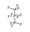 trans-Bis(trifluormethyl)-tetrafluorphosphat-Anion Structure