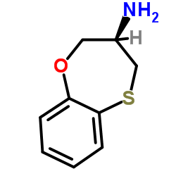 (3R)-3,4-Dihydro-2H-1,5-benzoxathiepin-3-amine Structure