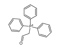 P-(formylmethyl)triphenylphosphonium cation Structure