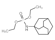 N-diethoxyphosphoryladamantan-1-amine结构式