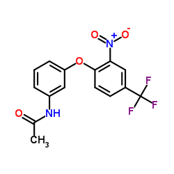 N-{3-[2-Nitro-4-(trifluoromethyl)phenoxy]phenyl}acetamide Structure