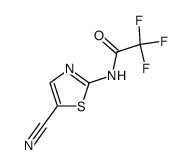 2-(2,2,2-trifluoro-acetylamino)-thiazole-5-carbonitrile Structure