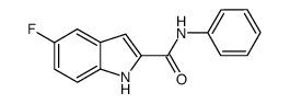 1H-Indole-2-carboxamide,5-fluoro-N-phenyl-(9CI)结构式