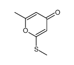 2-methyl-6-methylsulfanylpyran-4-one Structure