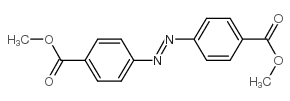 偶氮苯-4,4'-二甲酸二甲酯结构式