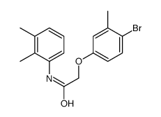 2-(4-bromo-3-methylphenoxy)-N-(2,3-dimethylphenyl)acetamide Structure