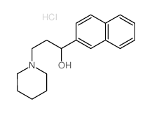 1-naphthalen-2-yl-3-(1-piperidyl)propan-1-ol structure