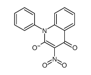 3-nitro-4-oxo-1-phenylquinolin-2-olate结构式