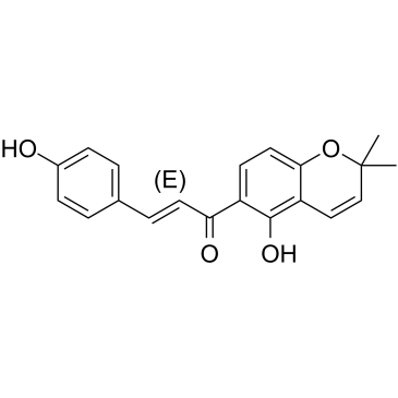 Isobavachromene Structure