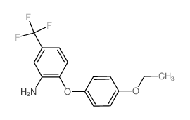 2-(4-ETHOXY-PHENOXY)-5-TRIFLUOROMETHYL-PHENYLAMINE结构式