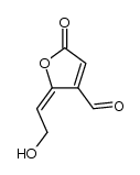 2-(2-hydroxy-ethyliden)-5-oxo-2,5-dihydro-furan-3-carbaldehyde结构式