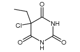 5-chloro-5-ethyl-pyrimidine-2,4,6-trione Structure