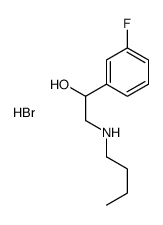 2-(butylamino)-1-(3-fluorophenyl)ethanol,hydrobromide结构式