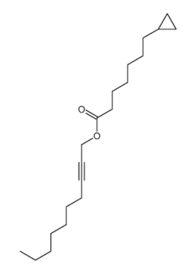 dec-2-ynyl 7-cyclopropylheptanoate Structure