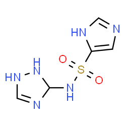 1H-Imidazole-4-sulfonamide,N-(2,3-dihydro-1H-1,2,4-triazol-3-yl)-(9CI) structure