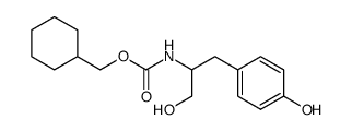 N-(cyclohexylmethoxycarbonyl)-tyrosinol结构式