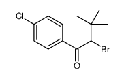 2-bromo-1-(4-chlorophenyl)-3,3-dimethylbutan-1-one Structure