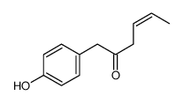 1-(4-hydroxyphenyl)hex-4-en-2-one Structure