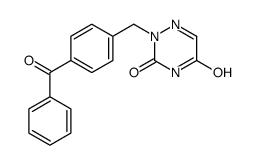 2-[(4-benzoylphenyl)methyl]-1,2,4-triazine-3,5-dione Structure