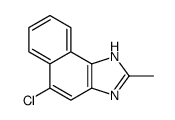 5-chloro-2-methyl-3H-benzo[e]benzimidazole结构式