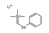 lithium,trimethyl(phenylselanylmethyl)silane结构式