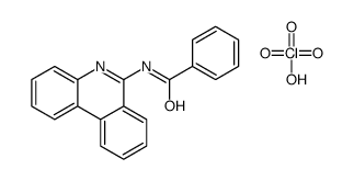 perchloric acid,N-phenanthridin-6-ylbenzamide Structure