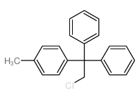 Benzene,1-(2-chloro-1,1-diphenylethyl)-4-methyl- structure