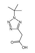 2-(2-tert-butyltetrazol-5-yl)acetic acid Structure