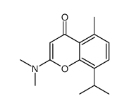 2-(dimethylamino)-5-methyl-8-propan-2-ylchromen-4-one Structure