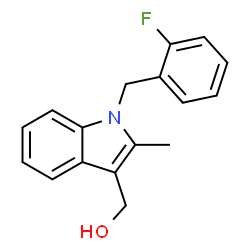 1-[(2-FLUOROPHENYL)METHYL]-2-METHYL-1H-INDOLE-3-METHANOL图片