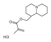 [(1R,9aR)-2,3,4,6,7,8,9,9a-octahydro-1H-quinolizin-1-yl]methyl 2-methylprop-2-enoate,hydrochloride Structure