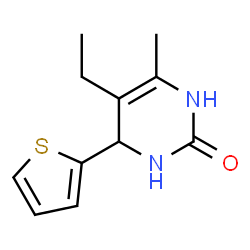 2(1H)-Pyrimidinone,5-ethyl-3,4-dihydro-6-methyl-4-(2-thienyl)-(9CI) picture